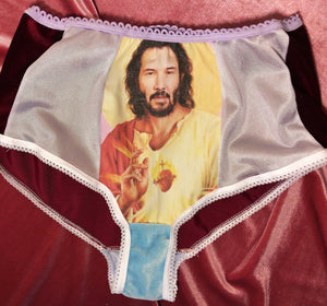 Keanu Reeves Patron St•Tricolor•High Waisted