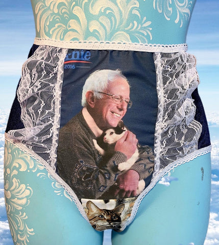 Bernie Sanders n Cats• Blue Velvet• High Waisted